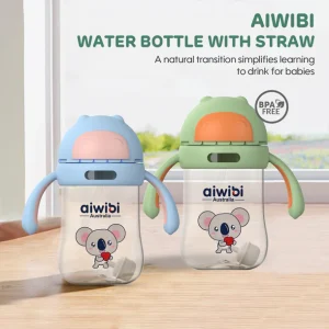 Aiwibi 300 ml Straw Water Bottles