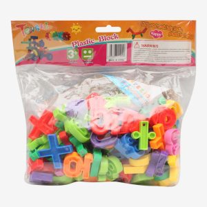 Multicolor Math Plastic Blocks