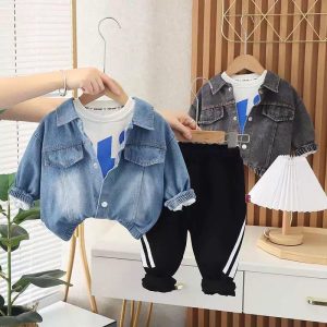 Children’s Three-Piece Denim Outfit