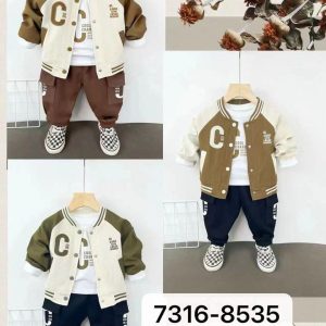 Children’s Three-Piece Varsity Jacket Outfit