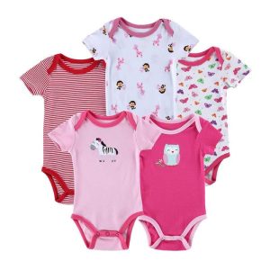 Set of 5 Baby Rompers 