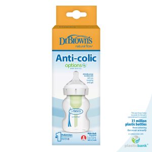 Dr. Brown’s Natural Flow Anti-Colic Wide-Neck Baby Bottle – 5oz / 150mL