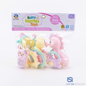 6-in-1 Rubber Baby Rattle