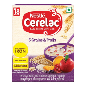 Nestlé Cerelac Baby Cereal – 5 Grains & Fruits