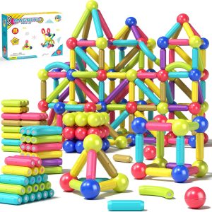 Magnetic Sticks Puzzle Toys – 88 pcs