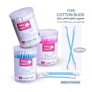 Baby Cherry Cotton Earbuds – Safe & Gentle Cleaning for Babies
