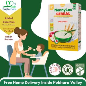 NannyLac Cereal – Wheat Apple (400g)