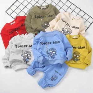 Children’s Spider-Man Long-Sleeve Shirt and Pant Set