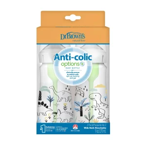 Dr. Brown’s Natural Flow Anti-Colic Options+ Wide-Neck Baby Bottle – 9oz / 270mL