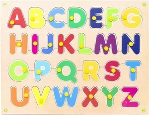 Wooden Alphabet Puzzle Board