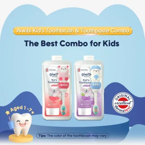 Aiwibi Kids Toothpaste – Fluoride-Free & Safe for Toddlers
