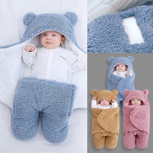 Newborn Baby Hooded Blanket & Sleeping Bag
