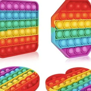 Rainbow Popsicle Pop It Fidget Toy