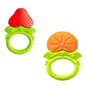 Fruit Teether – BPA-Free Silicone Fruit-Shaped Teething Toy