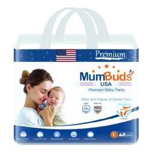 Mumbuds Pant Style Diaper – Large – 40 pcs