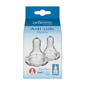 Dr. Brown’s Natural Flow® Narrow Baby Bottle Silicone Nipple