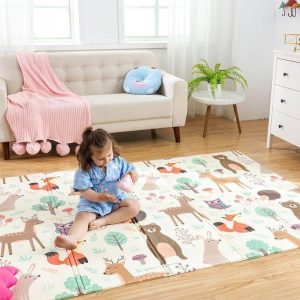Baby Play Mat – Foldable, Reversible, Waterproof, Non-Slip