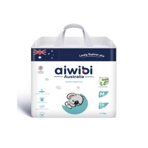 Aiwibi Baby Diapers – Medium (26 pcs)