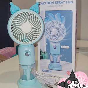 Cartoon Spray Fun Handheld Mist Fan