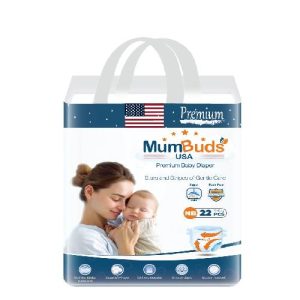 Mumbuds Tape Style Baby Diaper – Newborn 22pcs