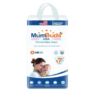 Mumbuds Tape Style Baby Diaper – Small 48pcs