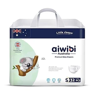 Aiwibi Baby Diapers (Tape) Small – 32 pcs