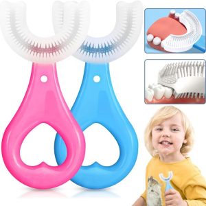 U-Shape Toothbrush – Food Grade Soft Silicone Brush Head for Oral Cleaning