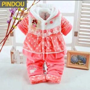 Baby Fleece Winter Wear Two-Piece Set 