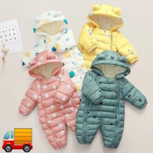 Hooded Baby Snowsuits