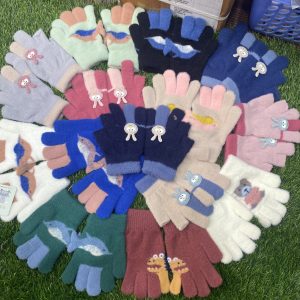 Children’s Cartoon Animal Knitted Gloves
