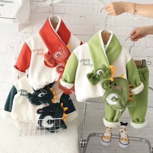 Dinosaur-Themed Children’s Clothing Set