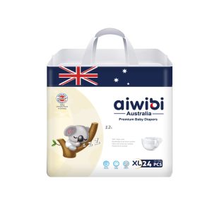 Aiwibi Baby Diapers – XL Tape (24 pcs)
