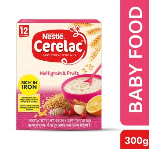 Nestlé Cerelac Multigrain & Fruits Baby Cereal (300)gm