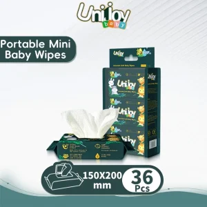 Unijoy Avocado Soft Mini Baby Water Wipes – 36pcs
