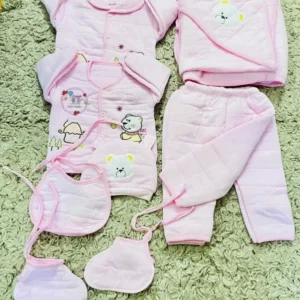 New Born Baby Winter 8 Pcs Cloth Set