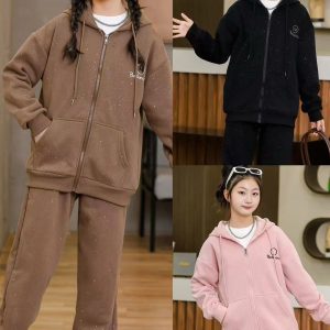 Children’s Hooded Tracksuit Set