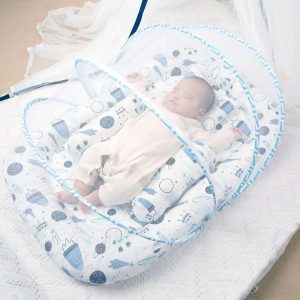Portable Baby Bed with Mosquito Net