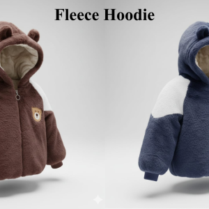 Fleece Jacket with Bear Ears