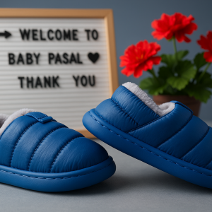 Puffy Slip-On Style House Slippers