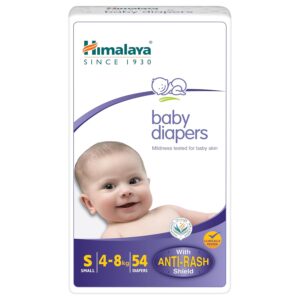 Himalaya Total Care Baby Pants Diapers (Small, 54 pcs)
